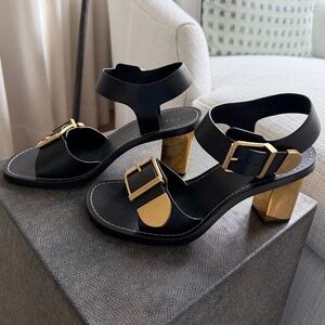 Chloé Women's Rebecca Ankle Strap Slingback Buckled High Heel Sandals